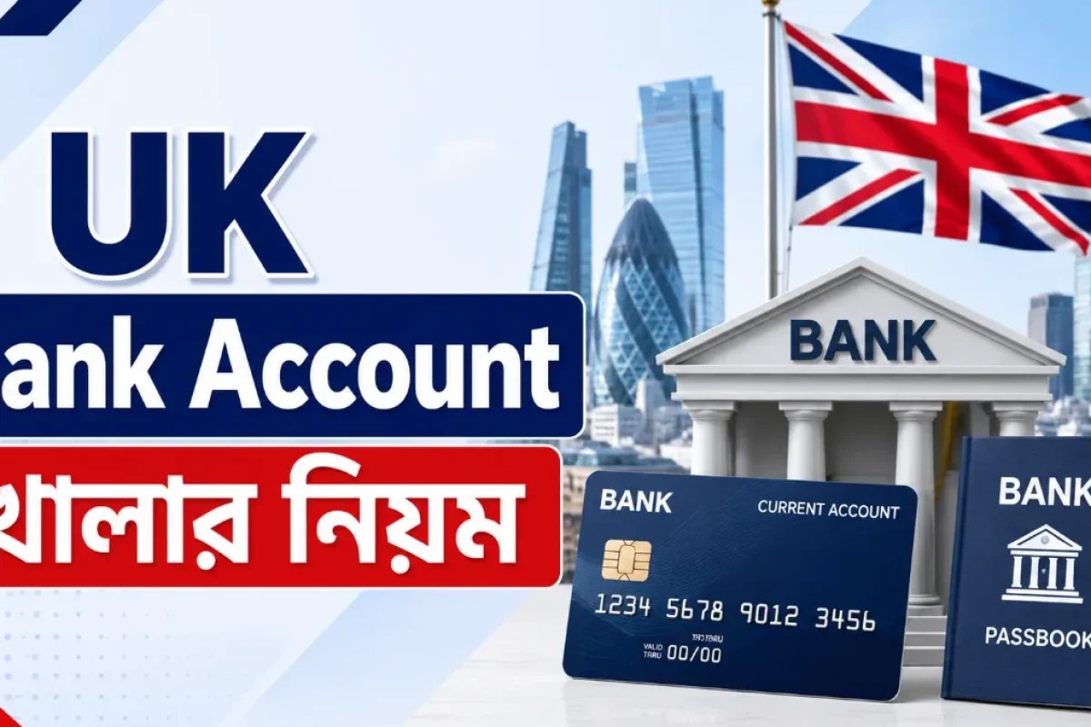 UK Bank Account খোলার নিয়ম