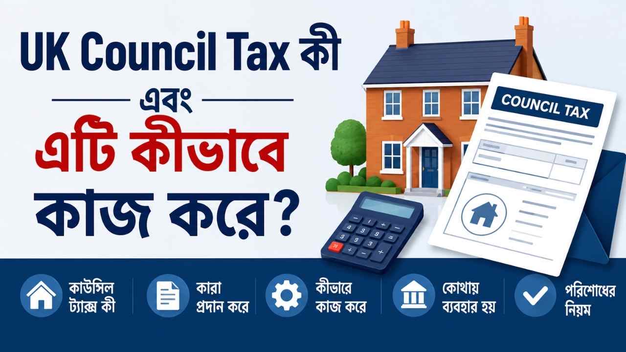 UK Council Tax কী এবং এটি কীভাবে কাজ করে