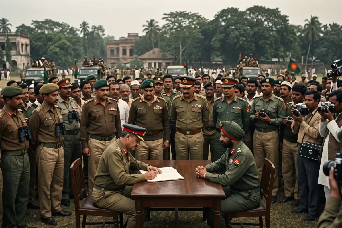 জেনারেল ওসমানী আত্মসমর্পণ অনুষ্ঠানে কেন ছিলেন না?