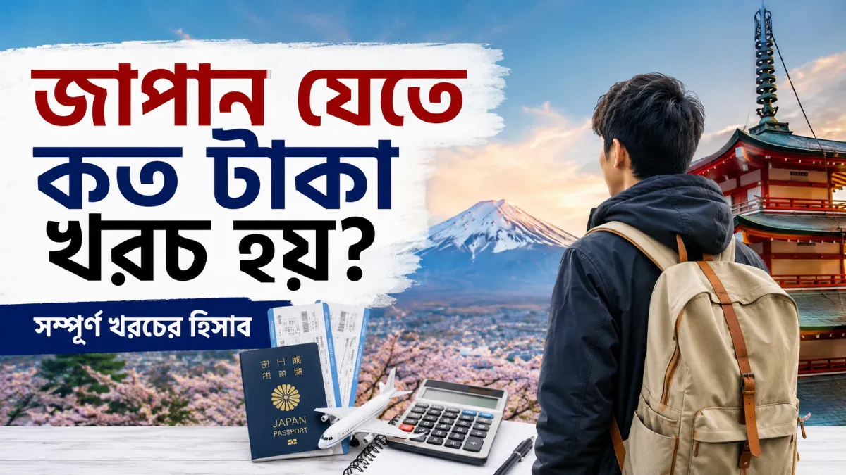 জাপান যেতে কত টাকা খরচ হয়