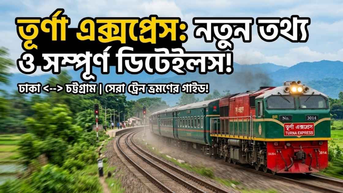 তূর্ণা এক্সপ্রেস ট্রেনের সময়সূচী ও ভাড়া