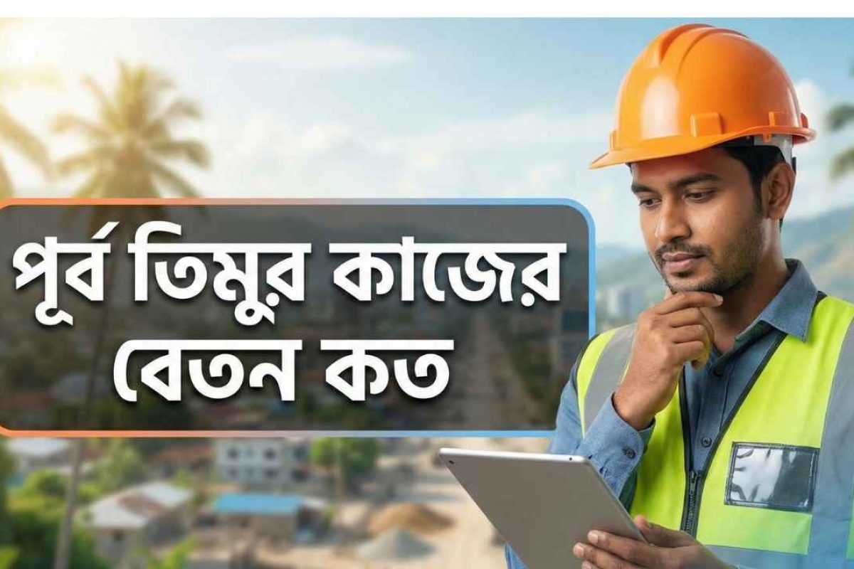 পূর্ব তিমুর কাজের বেতন কত