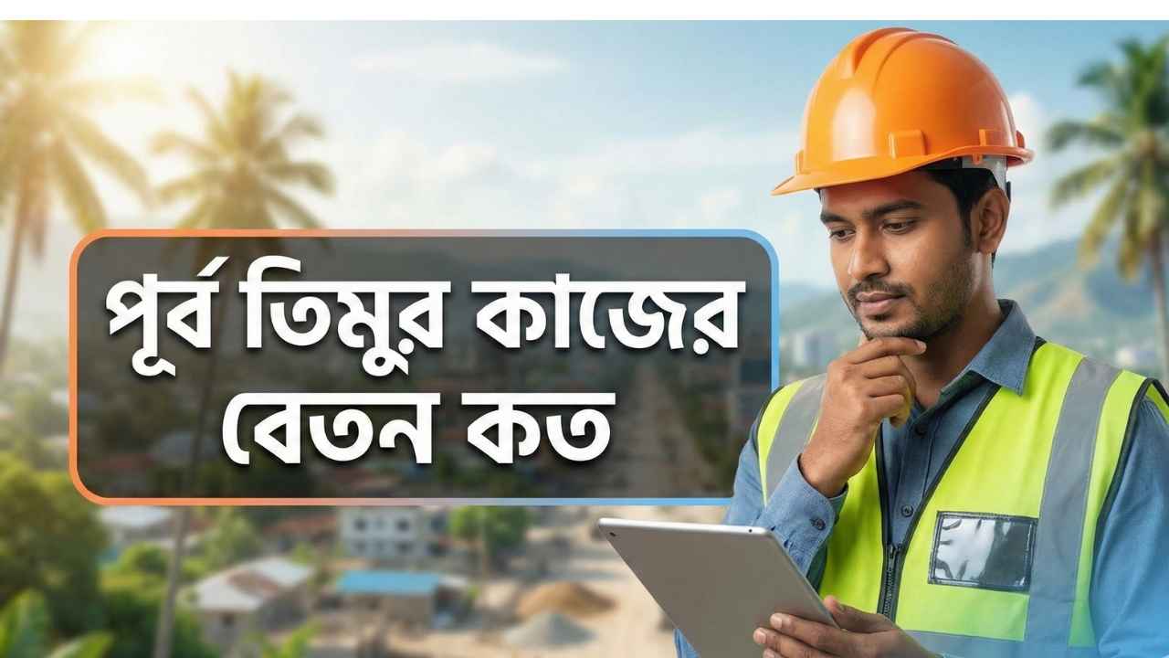 পূর্ব তিমুর কাজের বেতন কত