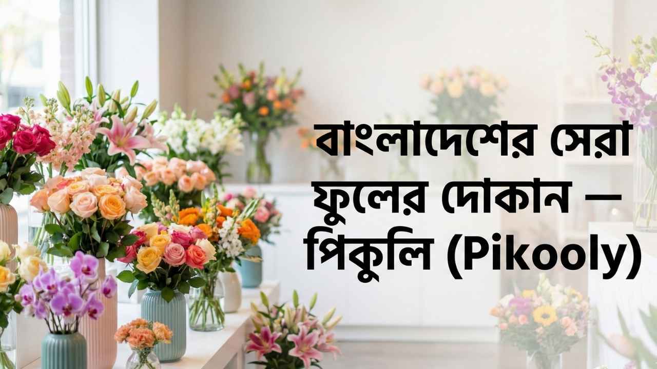 বাংলাদেশের সেরা ফুলের দোকান – পিকুলি (Pikooly)