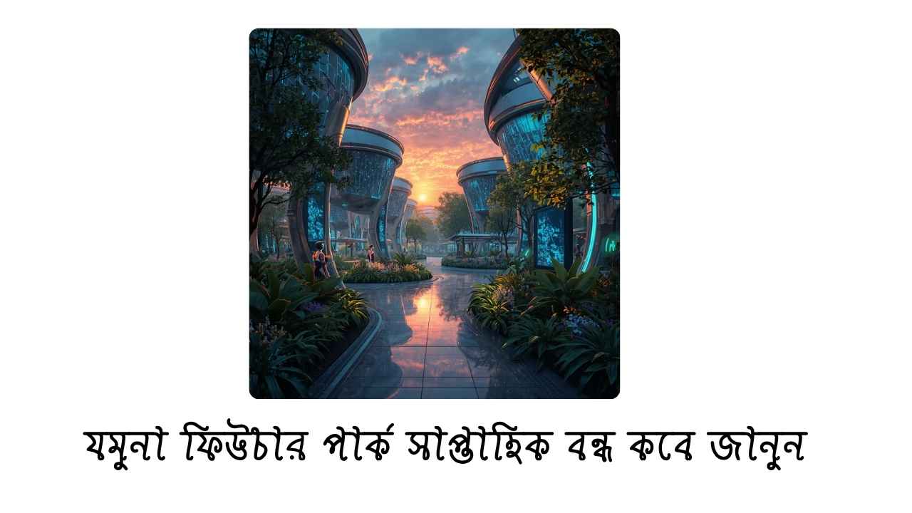 যমুনা ফিউচার পার্ক সাপ্তাহিক বন্ধ কবে জানুন
