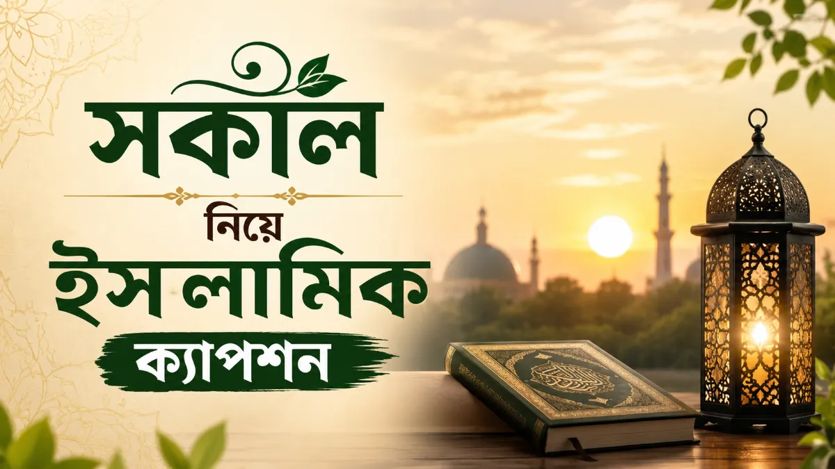 সকাল নিয়ে ইসলামিক ক্যাপশন