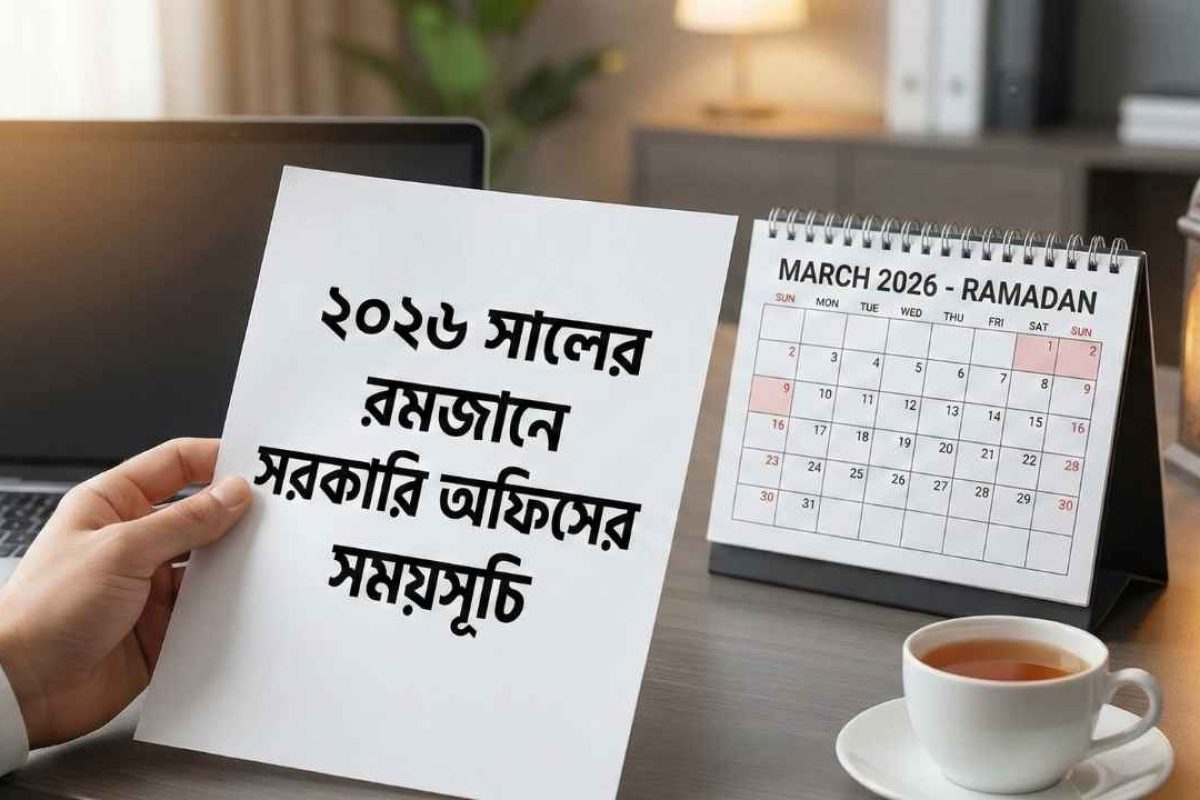 ২০২৬ সালের রমজানে সরকারি অফিসের সময়সূচি