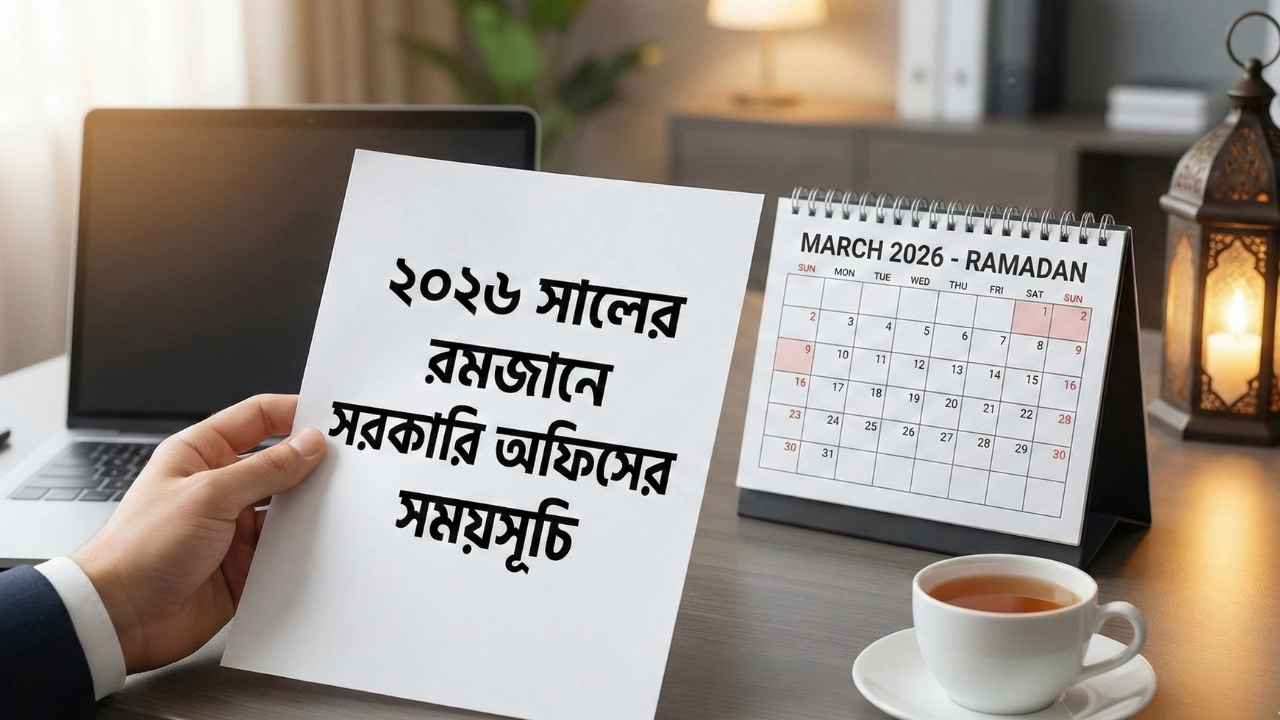 ২০২৬ সালের রমজানে সরকারি অফিসের সময়সূচি